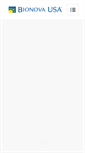 Mobile Screenshot of bionovausa.com