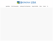 Tablet Screenshot of bionovausa.com